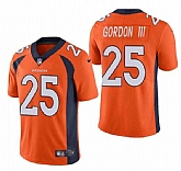 Nike Broncos 25 Melvin Gordon III Orange Vapor Untouchable Limited Jersey Dzhi,baseball caps,new era cap wholesale,wholesale hats